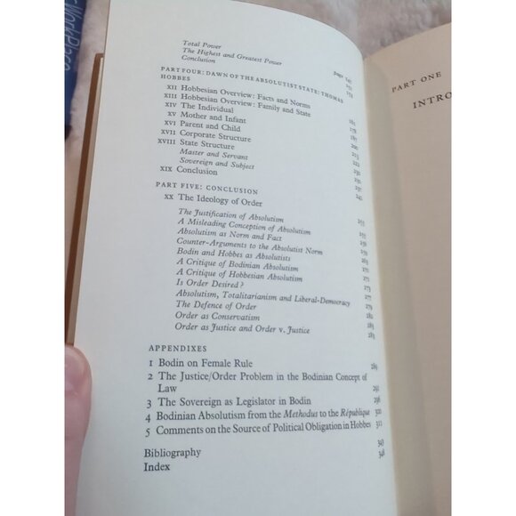 Preston T King Ideology of Order A Comparative Analysis HC Vtg 1974 Harper Row - Picture 8 of 10